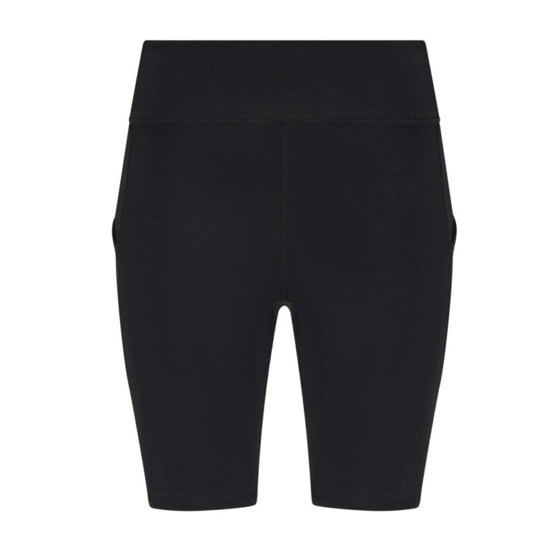 jc288-jet_black-a1 Just Cool SHORTS RECYCLED TECH WOMEN'S - Κατάμαυρο