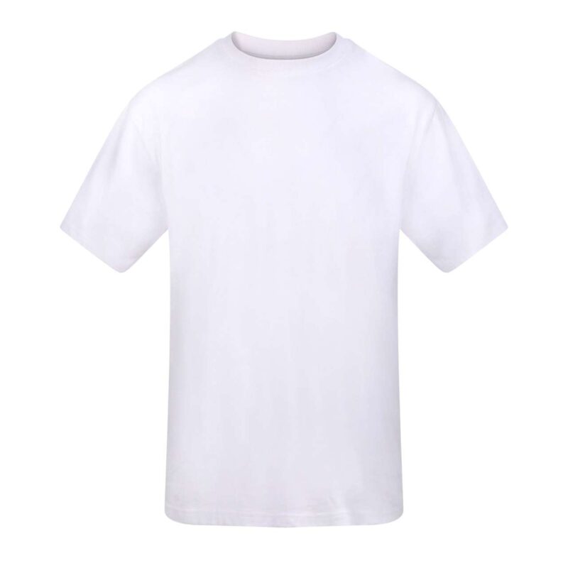 jt120-white-a1 Just Ts SIGNATURE HEAVYWEIGHT T-shirt - Λευκό