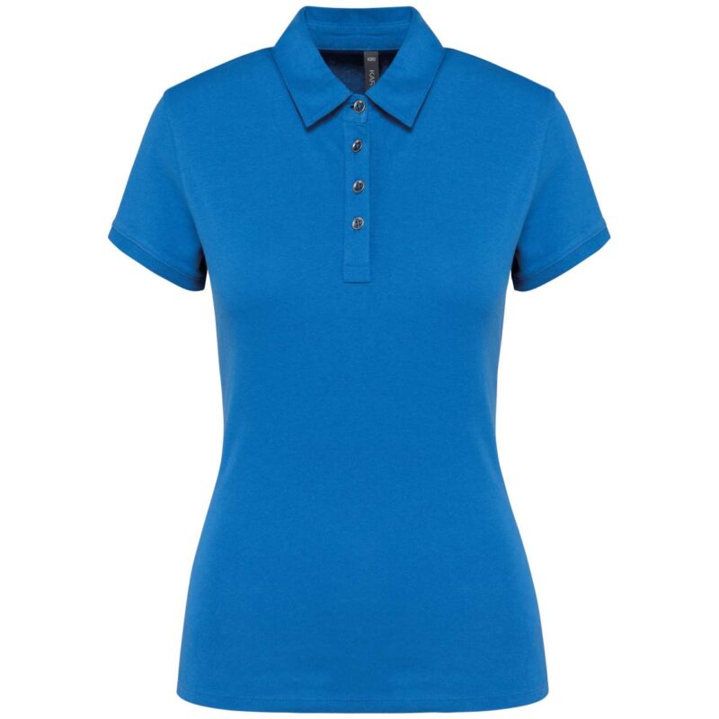 ka263-light_royal_blue-a1 Kariban LADIES' SHORT SLEEVED JERSEY POLO SHIRT - ανοιχτό βασιλικό μπλε