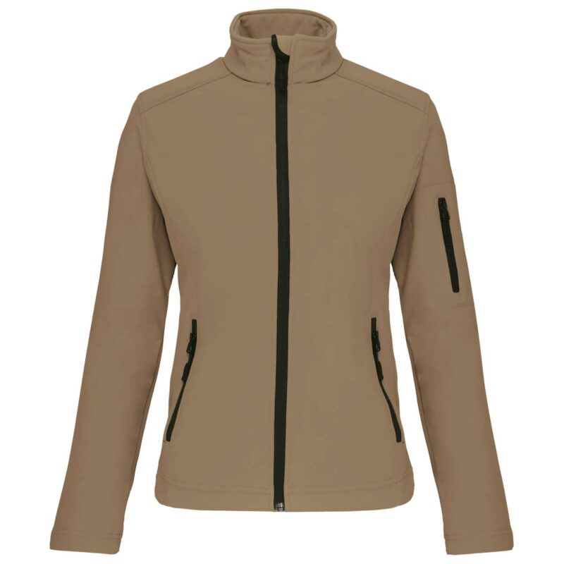 ka400-camel-a1 Kariban LADIES' SOFTSHELL JACKET - Καμηλό