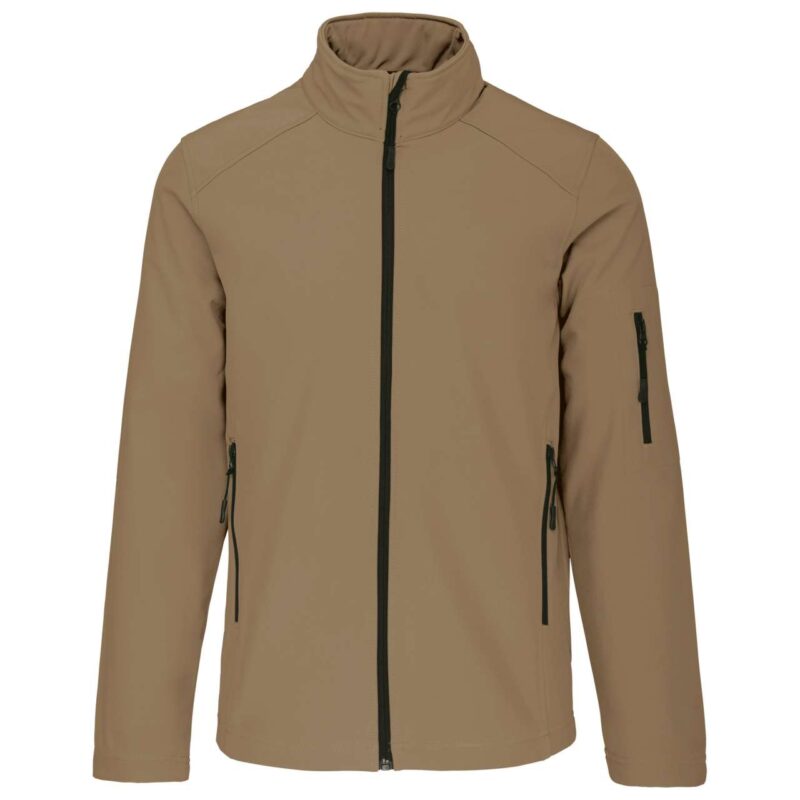 ka401-camel-a1 Kariban SOFTSHELL JACKET - Καμηλό