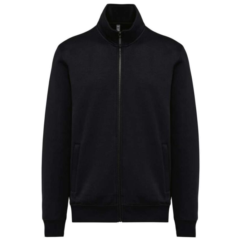 ka4010-black-a1 Kariban FLEECE JACKET CADET MEN - Μαύρο