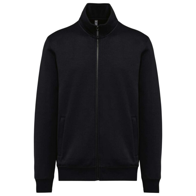 ka4010-dark_grey-a1 Kariban FLEECE JACKET CADET MEN - Σκούρο Γκρι