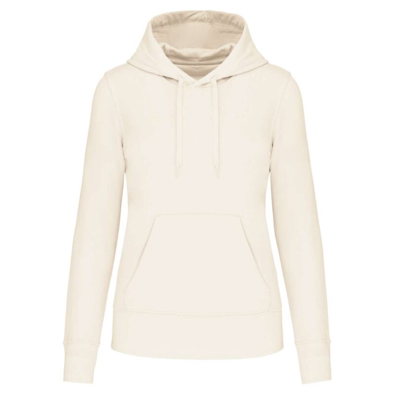 ka4028-coconut_milk-a1 Kariban SWEATSHIRT για LADIES ECO-FRIENDLY HOODED - Coconut Milk