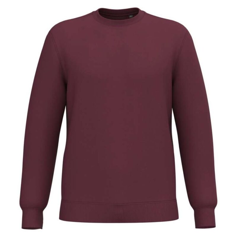 Kariban UNISEX CREW NECK SWEATSHIRT - Κρασί