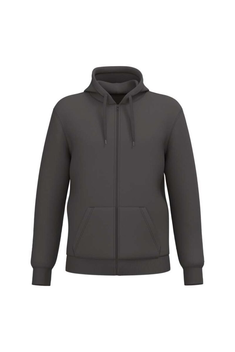 ka4042-dark_grey-a1 Kariban UNISEX FULL ZIP HOODIE - Σκούρο Γκρι