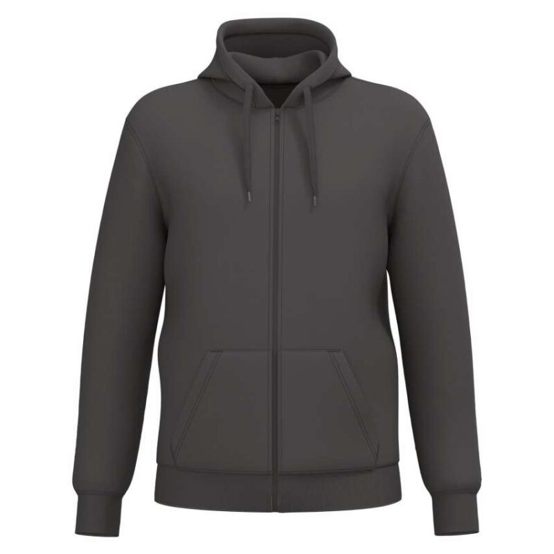 ka4042-dark_grey-a1 Kariban UNISEX FULL ZIP HOODIE - Σκούρο Γκρι