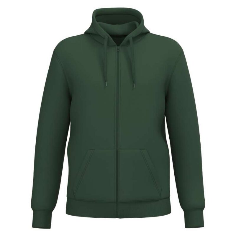 ka4042-forest_green-a1 Kariban UNISEX FULL ZIP HOODIE - Πράσινο του δάσους