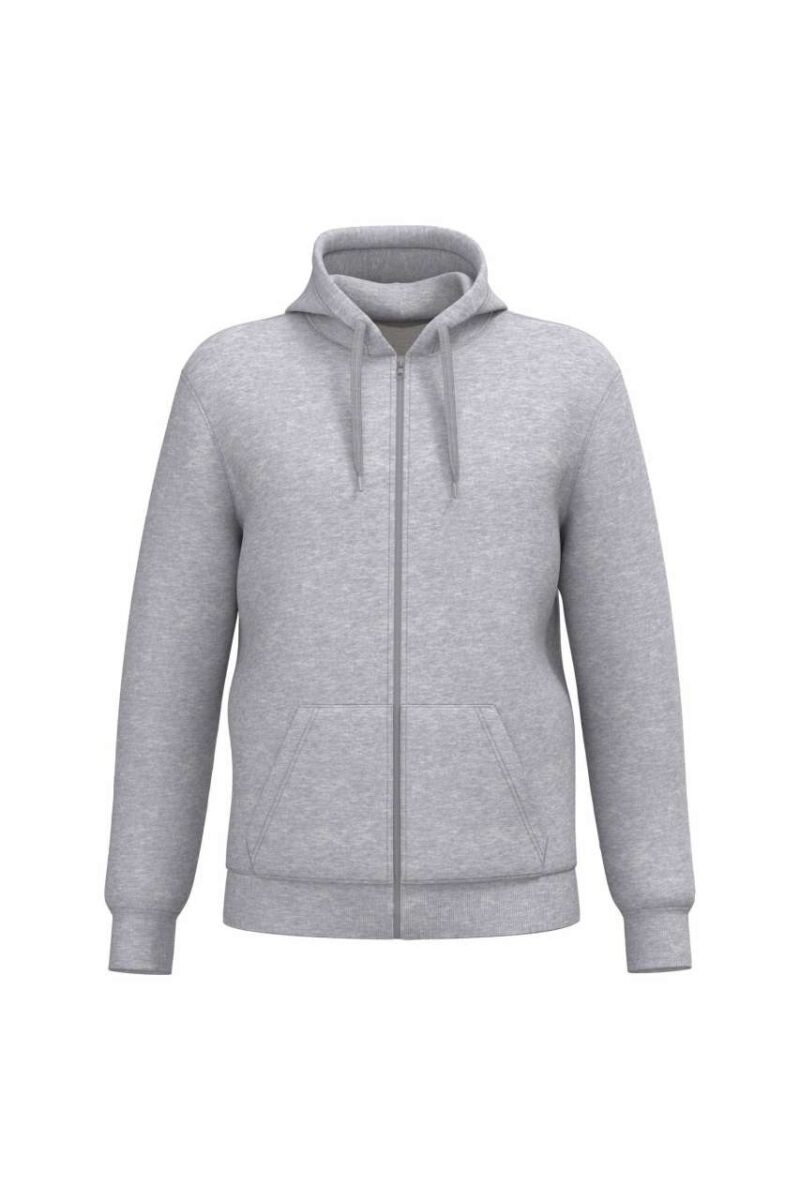 ka4042-oxford_grey-a1 Kariban UNISEX FULL ZIP HOODIE - Γκρι της Οξφόρδης