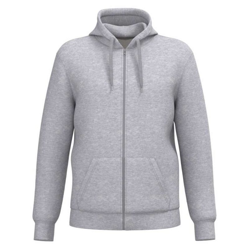 ka4042-oxford_grey-a1 Kariban UNISEX FULL ZIP HOODIE - Γκρι της Οξφόρδης
