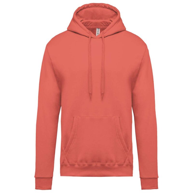 Kariban Για MEN HOODED SWEATSHIRT - True Coral