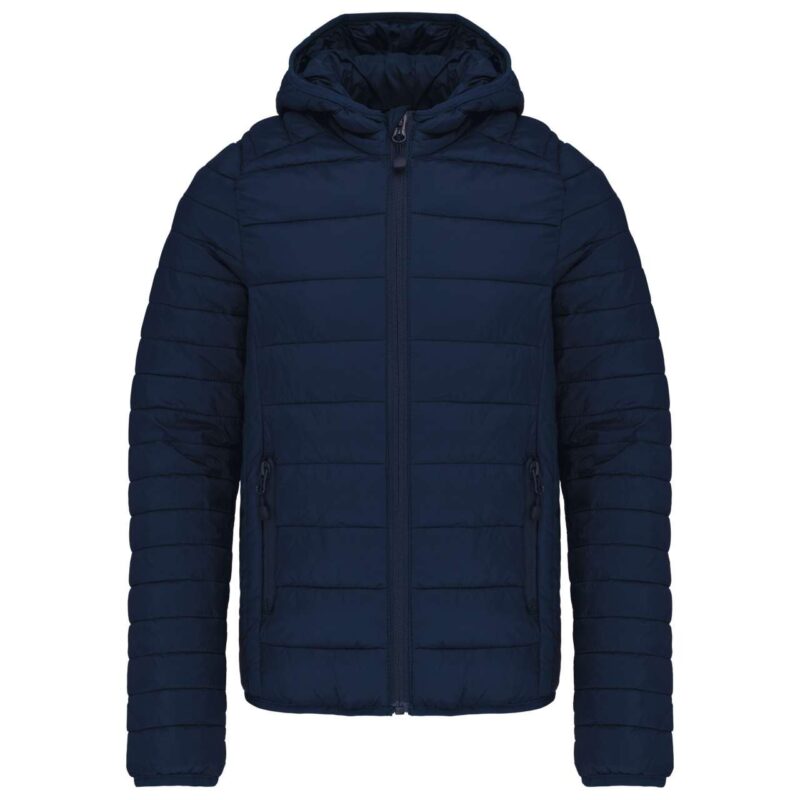 ka6112-navy-a1 Kariban KIDS' LIGHTWEIGHT HOODED PADDED JACKET - Μπλε μαρίν