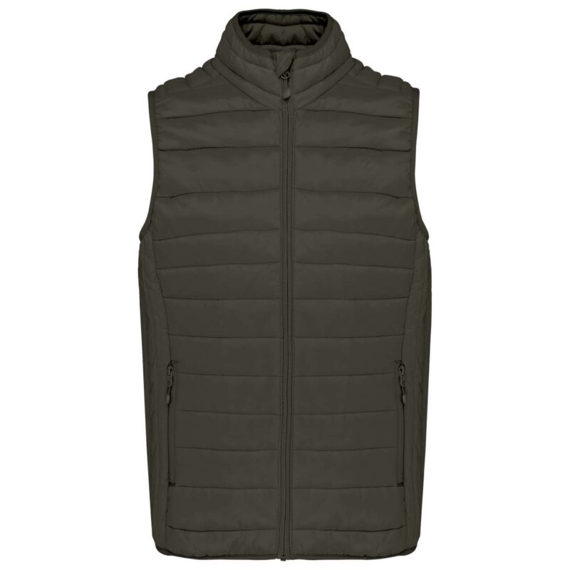 ka6113-dark_khaki-a1 Kariban SOL'S MEN LIGHTWEIGHT FAKE DOWN JACKET - Σκούρο Χακί