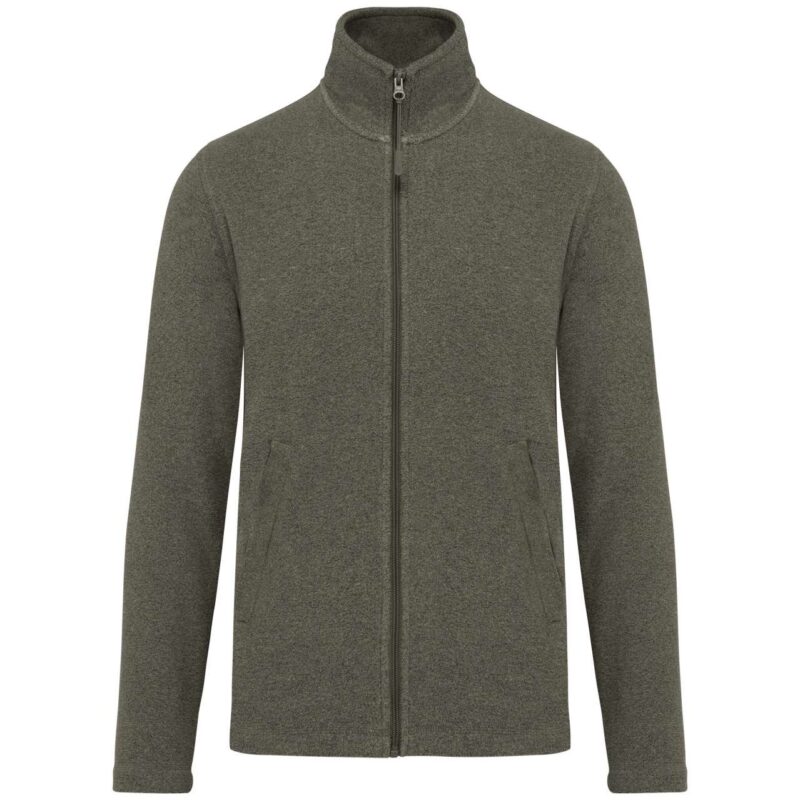 ka911-green_marble_heather-a1 Kariban FALCO - FULL ZIP MICROFLEECE JACKET - Green Marble Heather