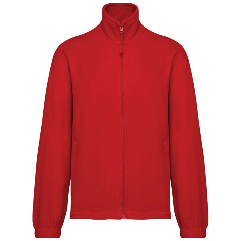 ka940-red-a1 Kariban JACKET UNISEX MICROFLEECE ELASTICATED - Κόκκινο