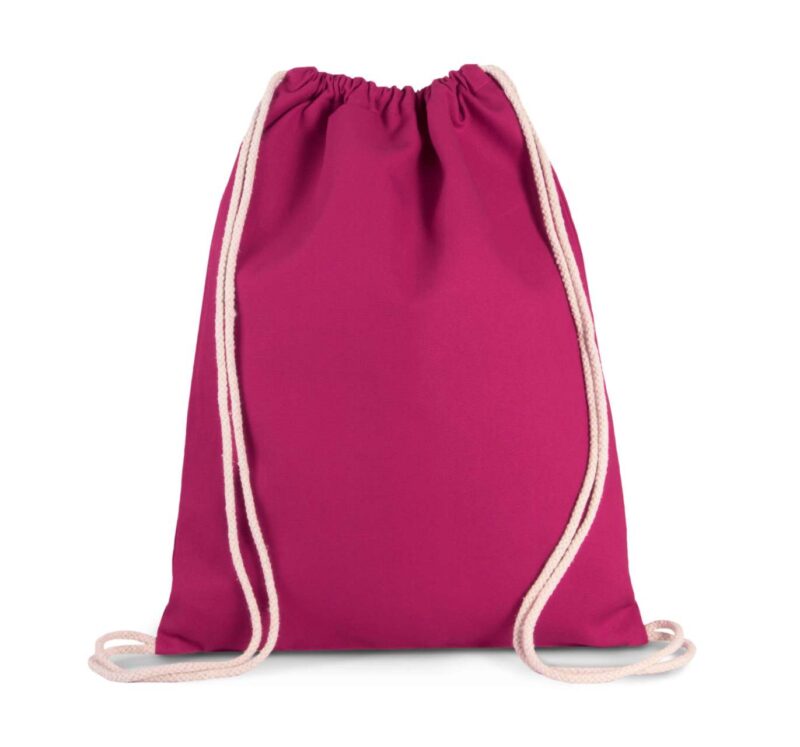 Kimood DRAWSTRING BAG WITH THICK STRAPS - Φούξια