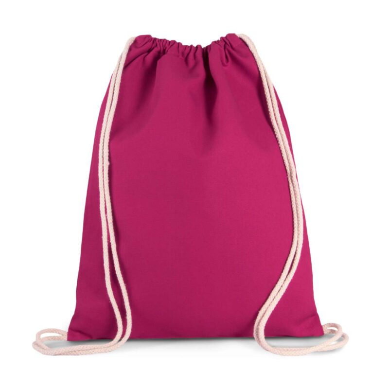 ki0154-fuchsia-a1 Kimood DRAWSTRING BAG WITH THICK STRAPS - Φούξια