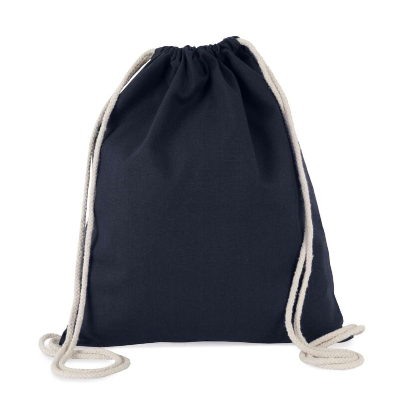 ki0154-navy-a1 Kimood DRAWSTRING BAG WITH THICK STRAPS - Μπλε μαρίν
