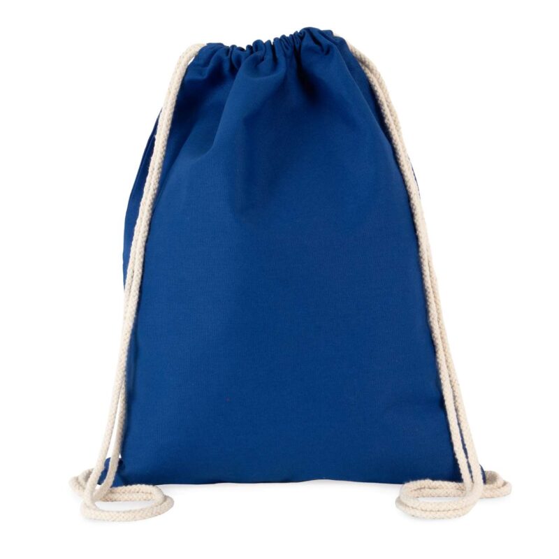 ki0154-royal_blue-a1 Kimood DRAWSTRING BAG WITH THICK STRAPS - Βασιλικό μπλε