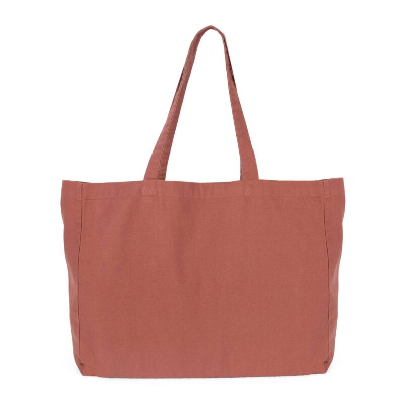 ki3212-washed_pink_ochre-a1 Kimood LARGE «EVERGREEN» SHOPPER - Washed Pink Ochre