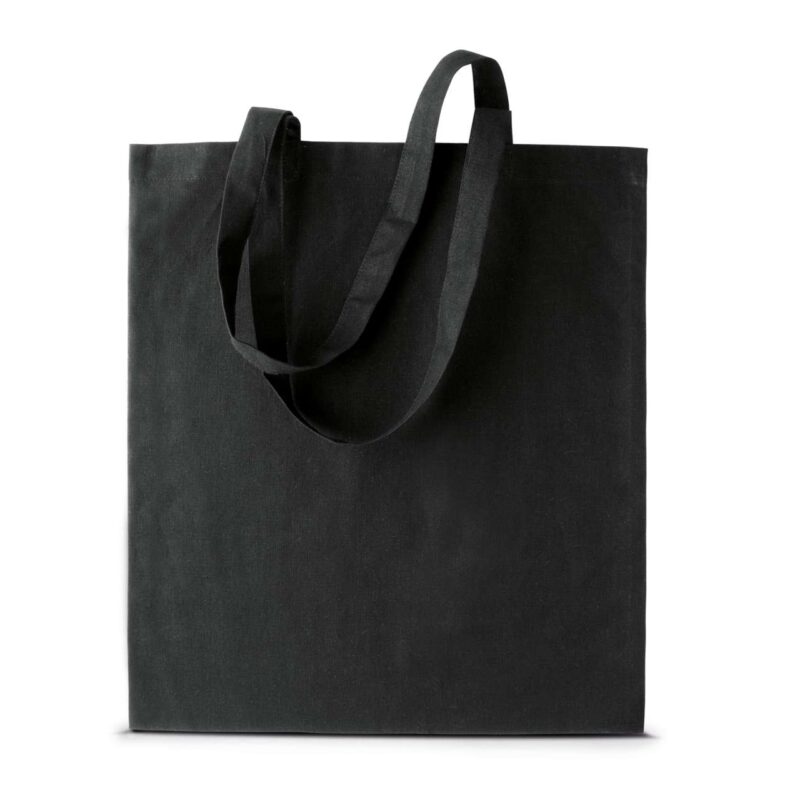 ki3223-black-a2 Kimood TOTE BAG WITH LONG HANDLE - Μαύρο