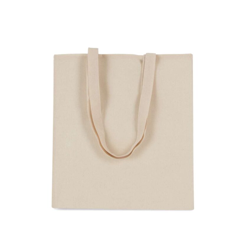 ki3223-natural-a2 Kimood TOTE BAG WITH LONG HANDLE - Φυσικό