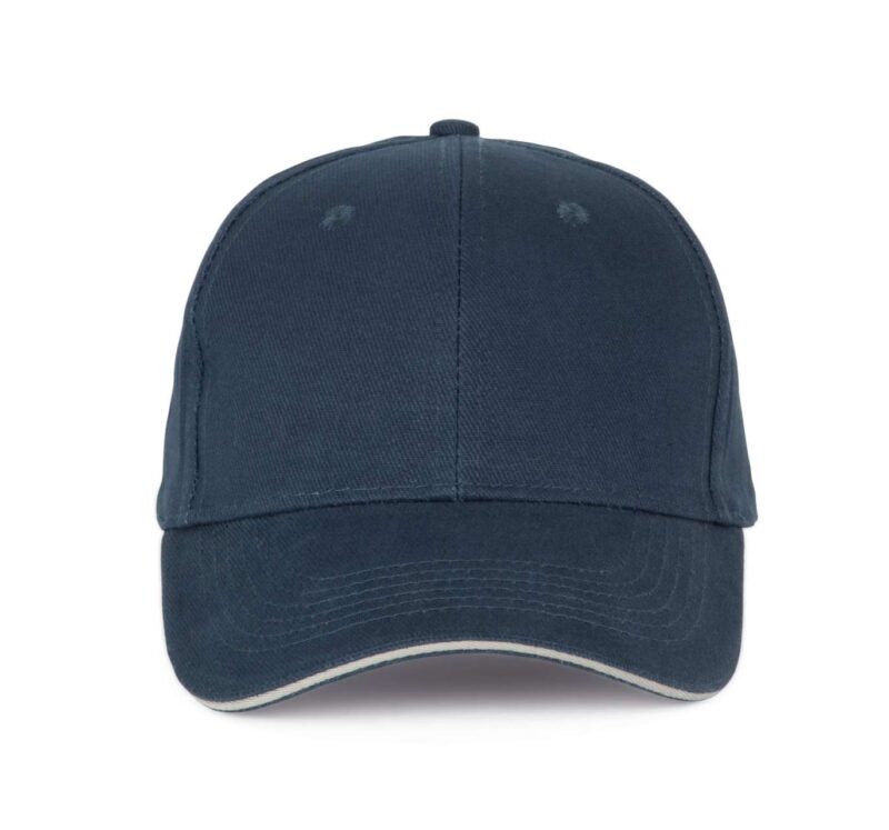 kp011-twilight_bluelight_grey-a1 K-UP ORLANDO - 6 PANELS CAP - Twilight Blue/Light Grey