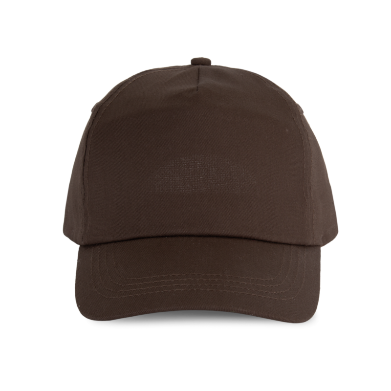 kp034-chocolate-a1 K-UP FIRST - 5 PANELS CAP - Σοκολατί