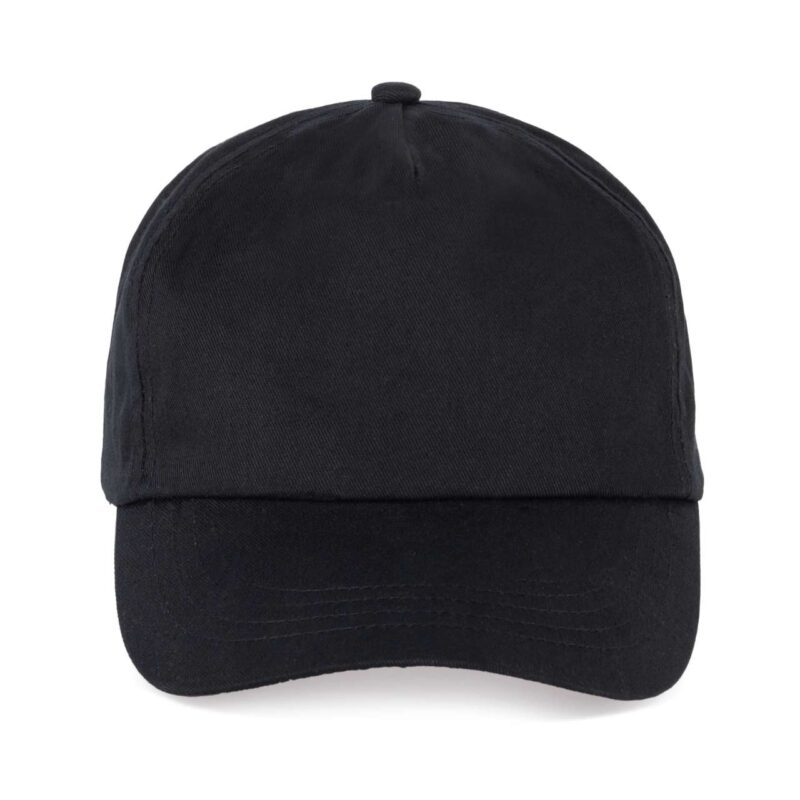 kp088-black-a1 K-UP 5 PANELS CAP - Μαύρο