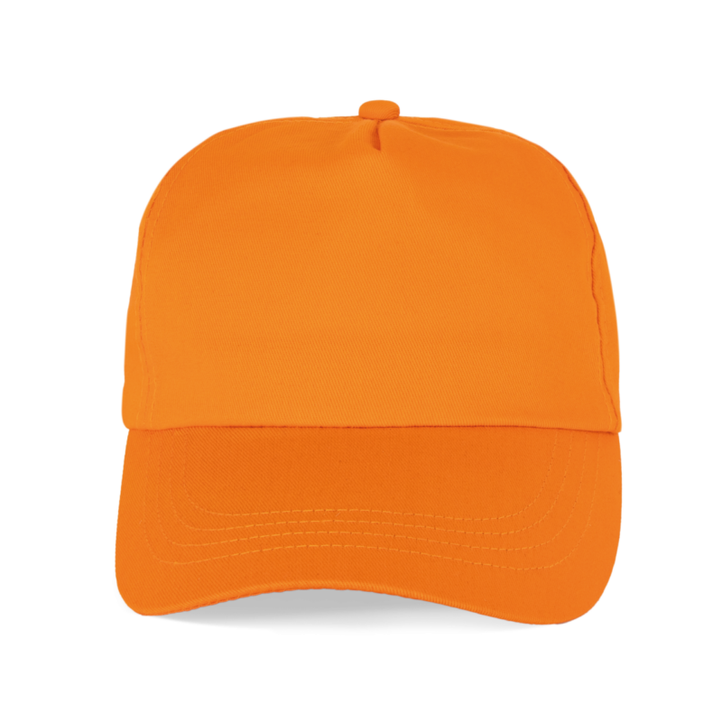 kp088-orange-a1 K-UP 5 PANELS CAP - πορτοκαλί