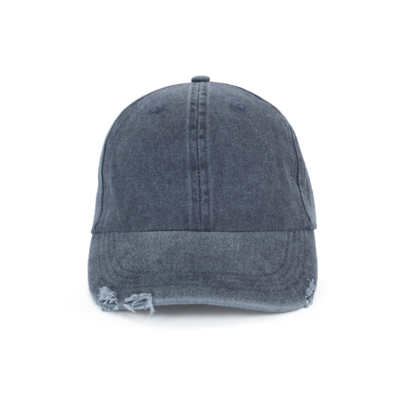 K-UP DESTROYED WASHED CAP - Washed Navy