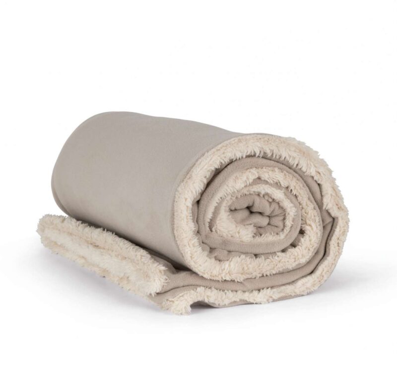 kp431-beige-a1 K-UP SHERPA BLANKET - μπεζ