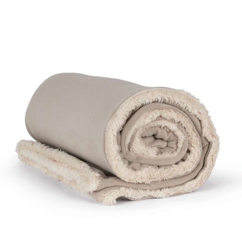 kp431-beige-a1 K-UP SHERPA BLANKET - μπεζ
