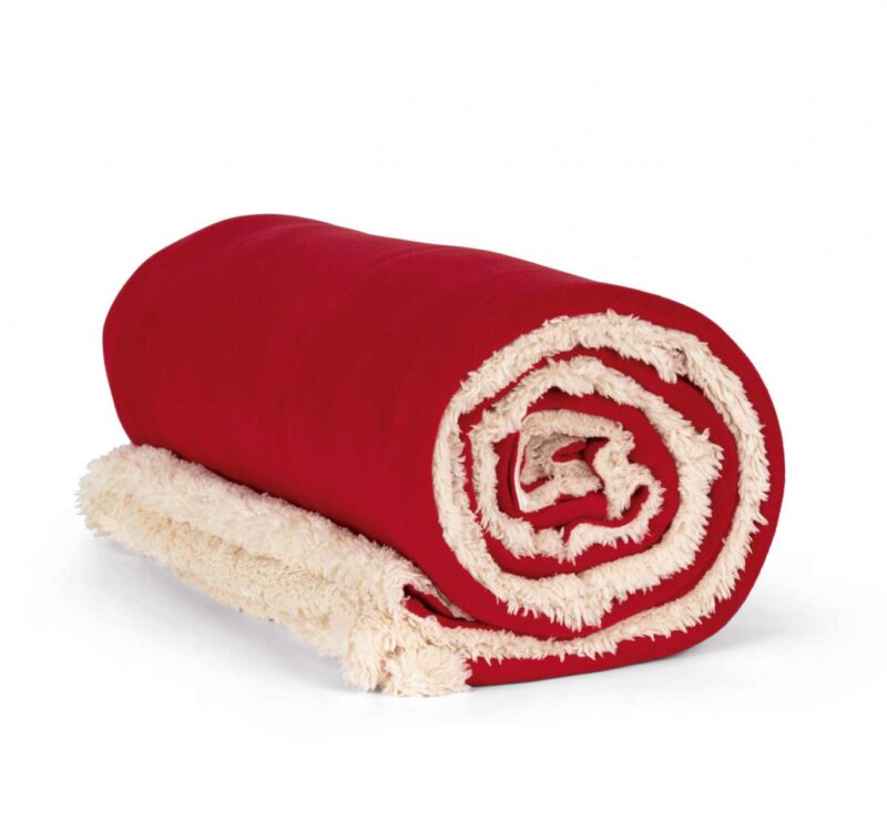 K-UP SHERPA BLANKET - Κόκκινο Κεράσι