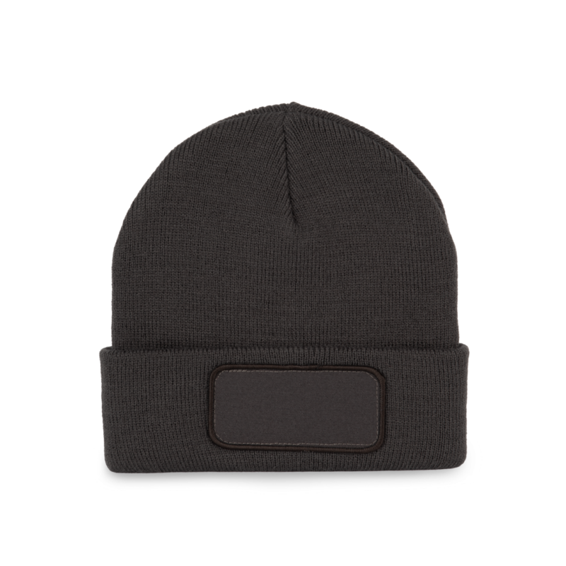 K-UP BEANIE WITH PATCH - Σκούρο Γκρι