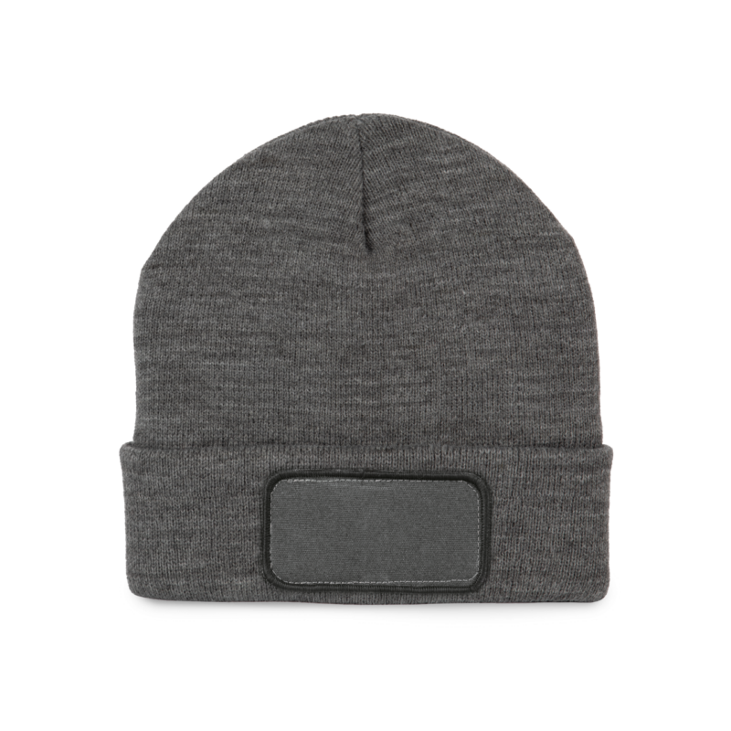 K-UP BEANIE WITH PATCH - Γκρι Μελανζέ