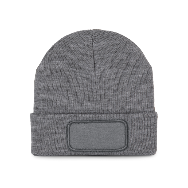 K-UP BEANIE WITH PATCH - Γκρι της Οξφόρδης