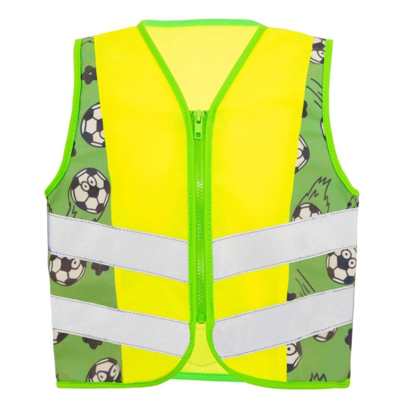 Korntex CHILDREN SAFETY VEST (CO2 NEUTRAL) - ACTION" This seems to be the most direct interpretation. The only "word" to translate is the possessive `'S`, which in the context of a product title in Greek, is typically omitted or implied by word order. Consider - Hi-Vis Yellow/Soccer