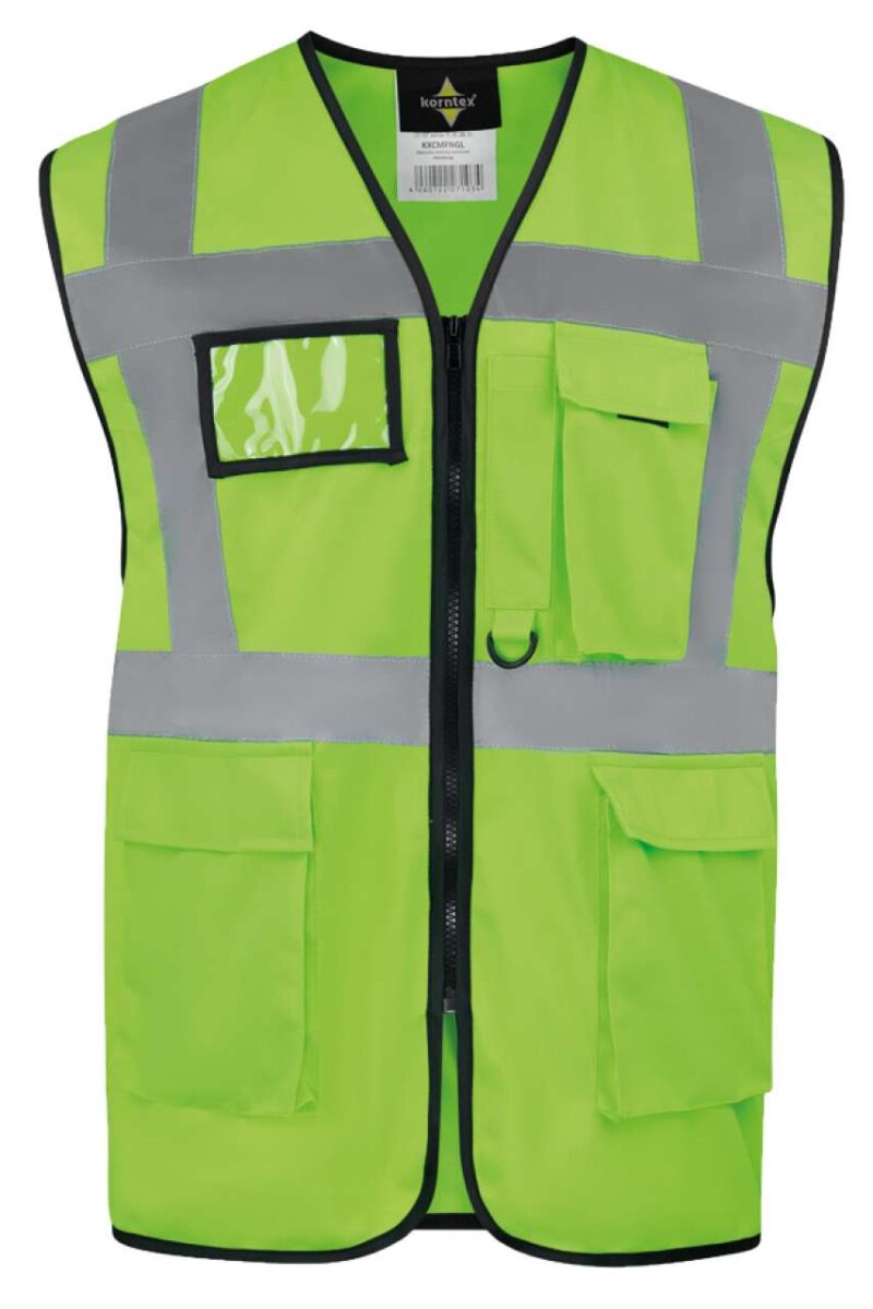 kxcmf-neon_green-a1 Korntex ΕΚΤΕΛΕΣΤΙΚΟ ΓΙΛΕΚΟ ΑΣΦΑΛΕΙΑΣ ΜΕ ΠΟΛΥΛΕΙΤΟΥΡΓΙΚΕΣ ΤΣΕΠΕΣ "HAMBURG" - COMFORT POCKETS - Νέον Πράσινο
