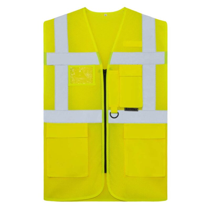 Korntex Επαγγελματικό Γιλέκο Διχτυωτό "LARISA" - Hi-Vis Yellow