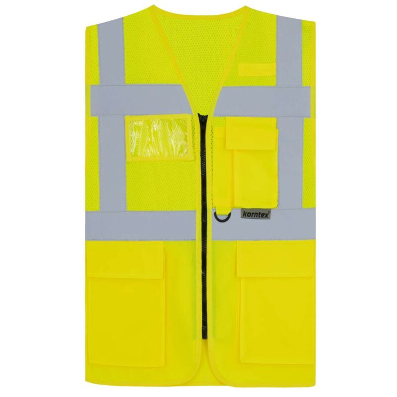 Korntex MULTIFUNCTIONAL VEST MESH "ATHENS" - Κίτρινο