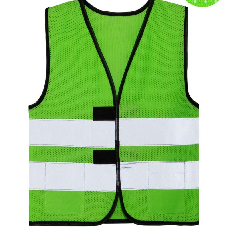 Korntex MESH SAFETY VEST FOR CHILDREN "KORFU" - Νέον Πράσινο