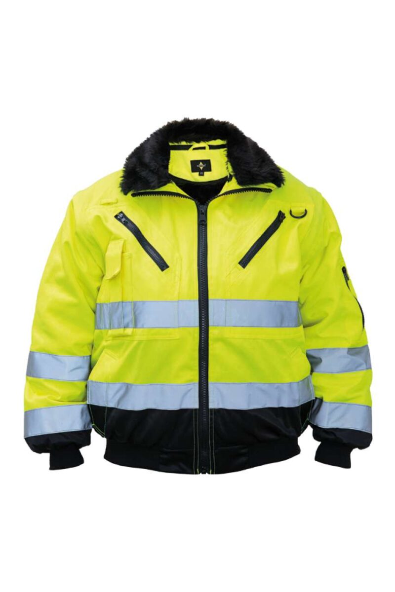kxpj-yellow-a1 Korntex 4-σε-1 JACKET PILOT IN-1 - Κίτρινο