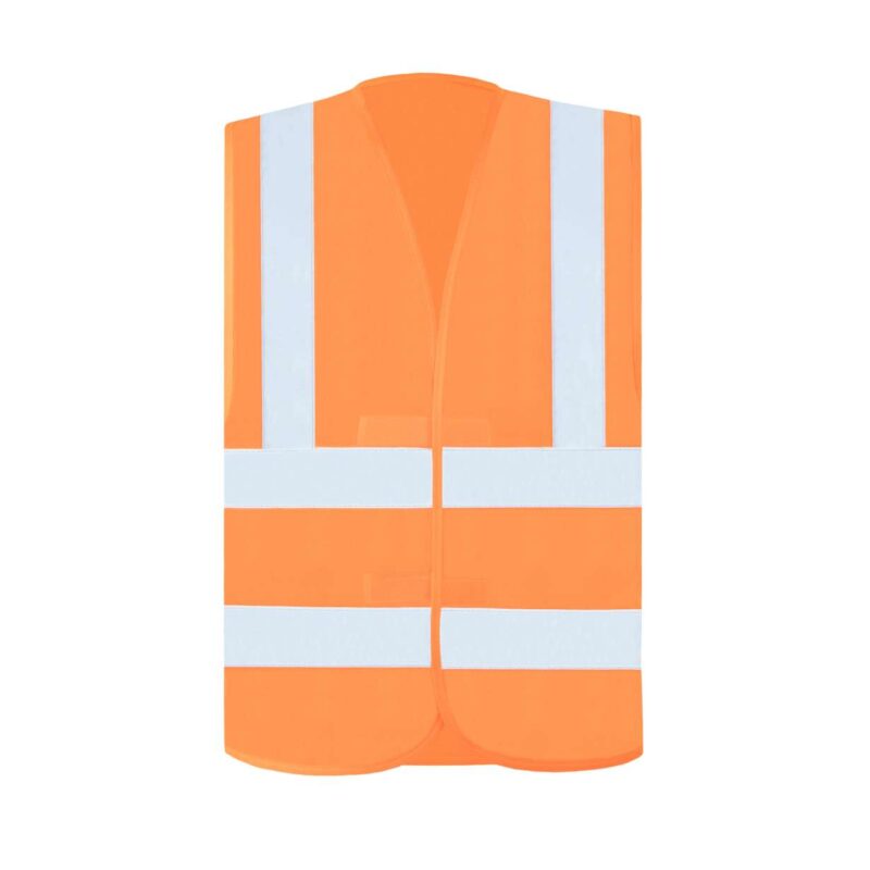 Korntex FUNCTIONAL / REFLECTIVE HANNOVER "STRIPES" - SAFETY VEST FOUR - πορτοκαλί