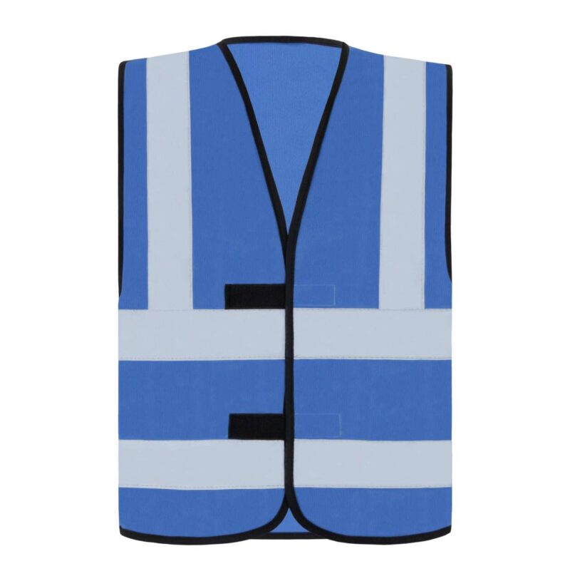 kxvr-royal_blue-a2 Korntex FUNCTIONAL / REFLECTIVE HANNOVER "STRIPES" - SAFETY VEST FOUR - Βασιλικό μπλε