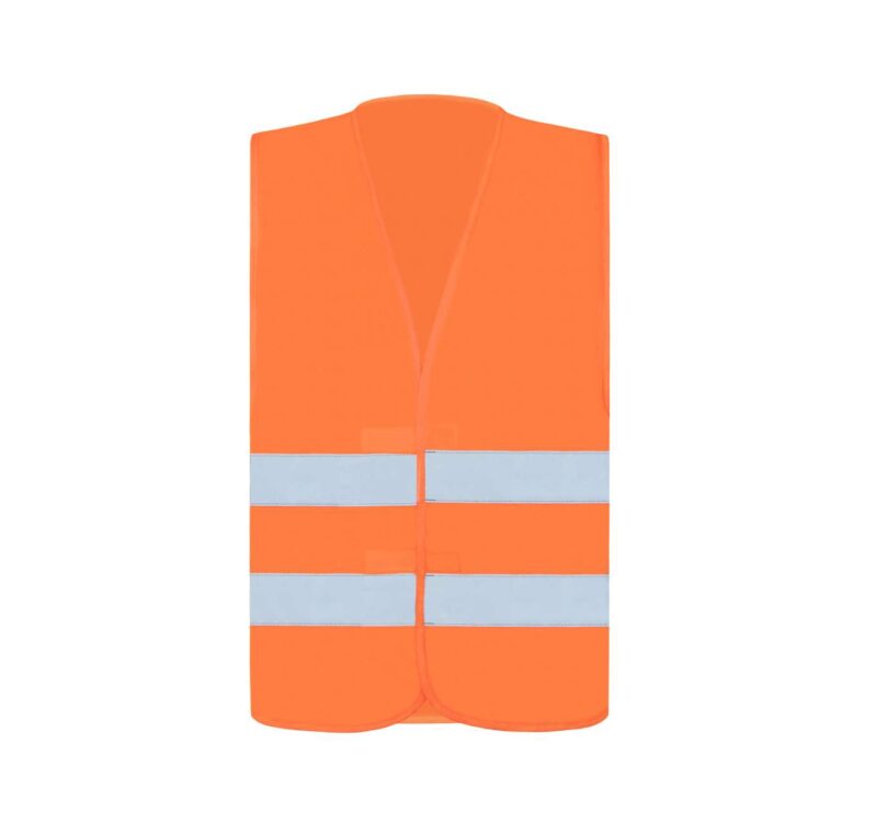 kxx217-orange-a2 Korntex BASIC SAFETY PRINT VELCRO FOR "KARLSRUHE" - 2 VEST - πορτοκαλί