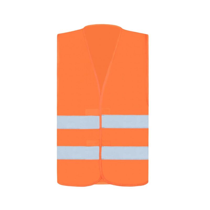 Korntex BASIC SAFETY PRINT VELCRO FOR "KARLSRUHE" - 2 VEST - πορτοκαλί