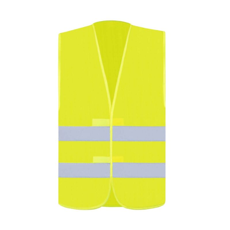 Korntex BASIC SAFETY PRINT VELCRO FOR "KARLSRUHE" - 2 VEST - Κίτρινο