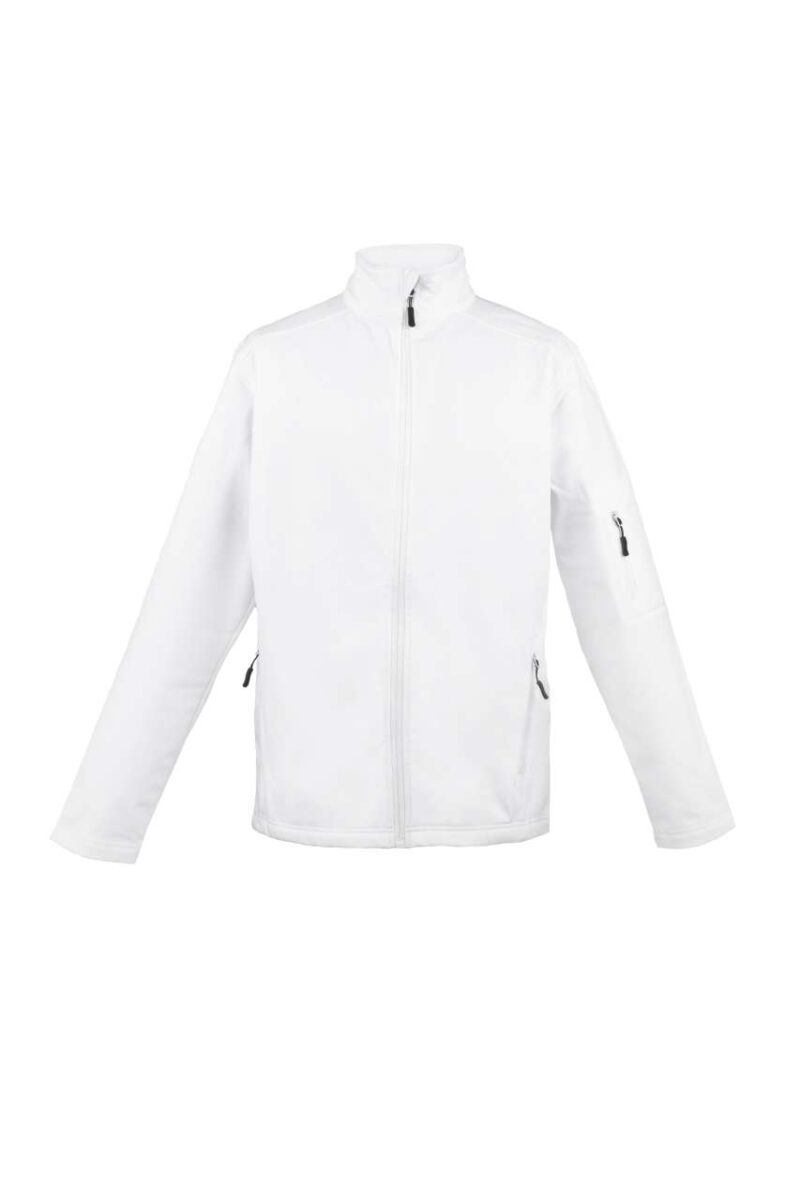 le800-white-a1 Legend Classics Ανδρικό 3-LAYER SOFTSHELL JACKET - Λευκό