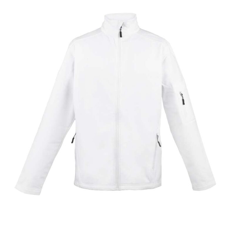 le800-white-a1 Legend Classics Ανδρικό 3-LAYER SOFTSHELL JACKET - Λευκό
